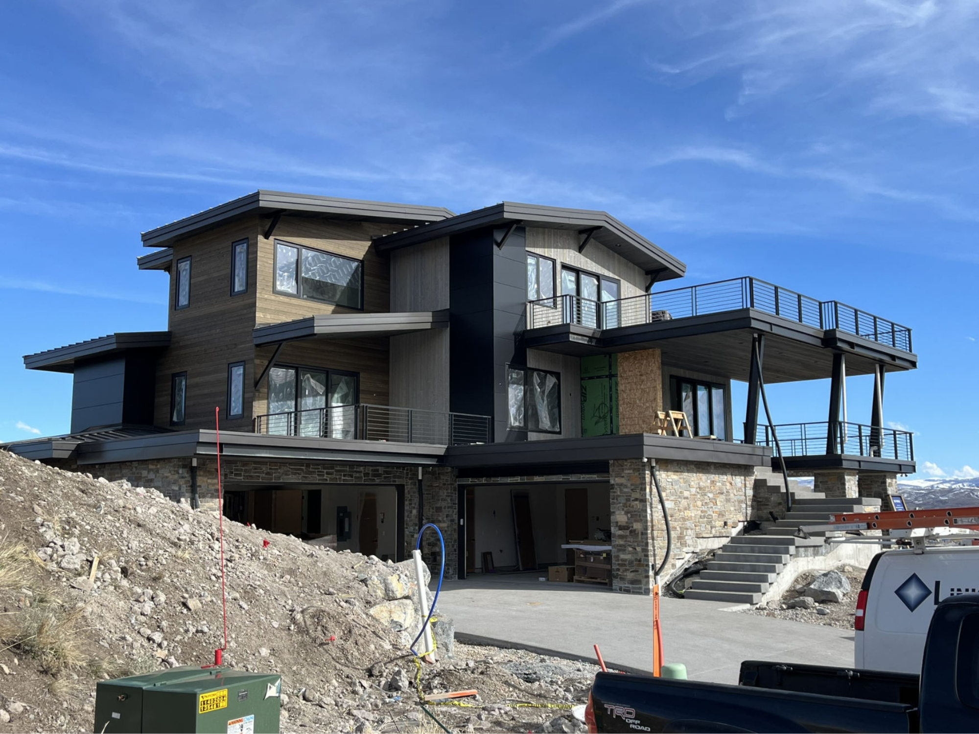 Zach and Katie residence under construction